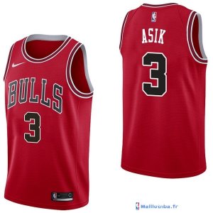 Maillot NBA Pas Cher Chicago Bulls Dwyane Wade 3 Rouge Icon 2017/18