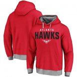 Atlanta Hawks Red Essentials Clean Color Logo Pullover Hoodie