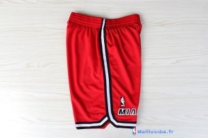 Pantalon NBA Pas Cher Miami Heat Retro Rouge
