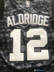 Maillot NBA Pas Cher San Antonio Spurs LaMarcus Aldridge 12 Nike Camouflage Ville 2017/18