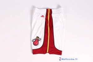 Pantalon NBA Pas Cher Miami Heat Blanc Rouge