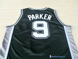 Maillot NBA Pas Cher San Antonio Spurs Tony Parker 9 Noir