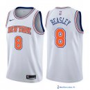 Maillot NBA Pas Cher New York Knicks Michael Beasley 8 Blanc Statement 2017/18