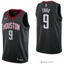 Maillot NBA Pas Cher Houston Rockets Zhou Qi 9 Noir Statement 2017/18