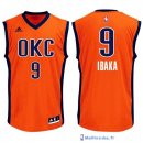 Maillot NBA Pas Cher Oklahoma City Thunder Serge Ibaka 9 Orange