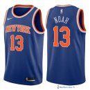 Maillot NBA Pas Cher New York Knicks Joakim Noah 13 Bleu Icon 2017/18