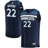 Minnesota Timberwolves Andrew Wiggins Fanatics Branded Navy Fast Break Replica Jersey - Icon Edition