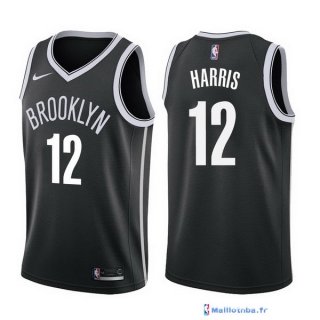 Maillot NBA Pas Cher Brooklyn Nets Joe Harris 12 Noir Icon 2017/18