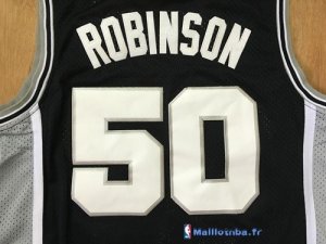 Maillot NBA Pas Cher San Antonio Spurs David Robinson 50 Noir