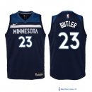 Maillot NBA Pas Cher Minnesota Timberwolves Junior Jimmy Butler 23 Marine Icon 2017/18