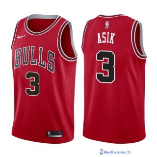 Maillot NBA Pas Cher Chicago Bulls Dwyane Wade 3 Rouge Icon 2017/18