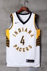 Maillot NBA Pas Cher Indiana Pacers Victor Oladipo 4 Blanc Association 2017/18