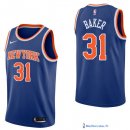 Maillot NBA Pas Cher New York Knicks Ron Baker 31 Bleu Icon 2017/18