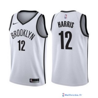 Maillot NBA Pas Cher Brooklyn Nets Joe Harris 12 Blanc Association 2017/18