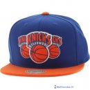 Bonnet NBA New York Knicks 2016 Bleu Orange