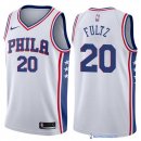 Maillot NBA Pas Cher Philadelphia Sixers Markelle Fultz 20 Blanc Association 2017/18