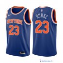 Maillot NBA Pas Cher New York Knicks Trey Burke 23 Bleu Icon 2017/18