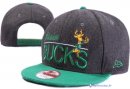 Bonnet NBA Milwaukee Bucks 2016 Vert Gris