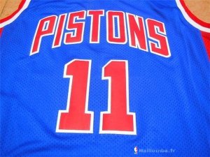 Maillot NBA Pas Cher Detroit Pistons Isiah Thomas 11 Bleu