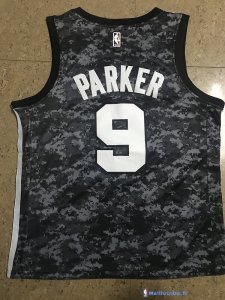 Maillot NBA Pas Cher San Antonio Spurs Tony Parker 9 2017/18