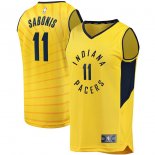 Indiana Pacers Domantas Sabonis Fanatics Branded Gold Fast Break Player Replica Jersey - Statement Edition