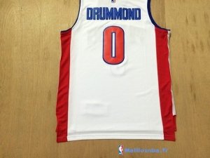 Maillot NBA Pas Cher Detroit Pistons Andre Drummond 0 Blanc