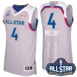 Maillot NBA Pas Cher All Star 2017 Paul Millsap 4 Gray