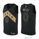 Maillot NBA Pas Cher Toronto Raptors CJ Miles 0 Nike Noir Ville 2017/18
