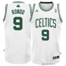 Maillot NBA Pas Cher Boston Celtics Rajon Rondo 9 Blanc