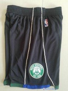 Pantalon NBA Pas Cher Milwaukee Bucks Nike Noir