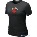 T-Shirt NBA Pas Cher Femme Miami Heat Noir