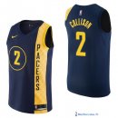 Maillot NBA Pas Cher Indiana Pacers Darren Collison 2 Nike Marine Ville 2017/18
