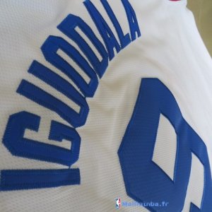 Maillot ABA Pas Cher Denver Nuggets Igudala 9 Blanc