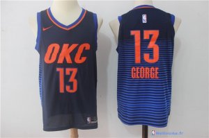 Maillot NBA Pas Cher Oklahoma City Thunder Paul George 13 Marine Statement 2017/18