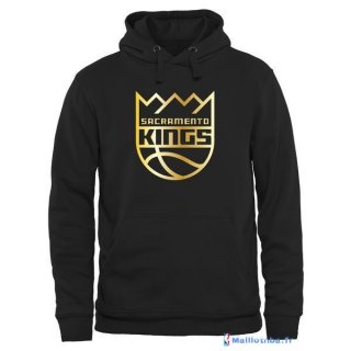 Survetement NBA Pas Cher Sacramento Kings Noir Or