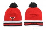 Tricoter un Bonnet NBA Chicago Bulls 2017 Rouge Blanc Noir