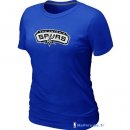 T-Shirt NBA Pas Cher Femme San Antonio Spurs Bleu Profond