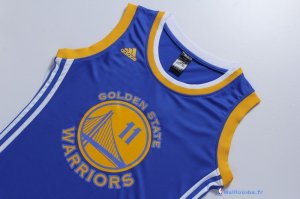 Maillot NBA Pas Cher Golden State Warriors Femme Klay Thompson 11 Bleu