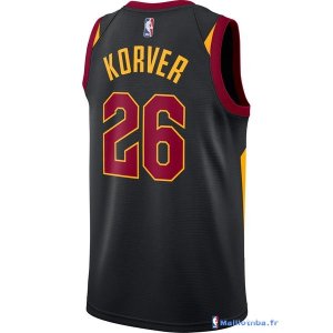 Maillot NBA Pas Cher Cleveland Cavaliers Kyle Korver 26 Noir Statement 2017/18