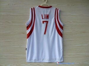 Maillot NBA Pas Cher Houston Rockets Jeremy Lin 7 Blanc