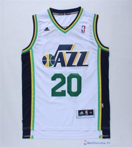 Maillot NBA Pas Cher Utah Jazz Gordon Hayward 20 Blanc