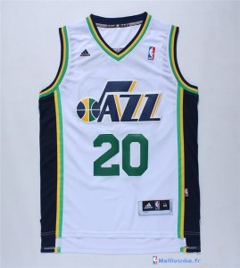 Maillot NBA Pas Cher Utah Jazz Gordon Hayward 20 Blanc