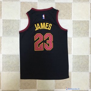 Maillot NBA Pas Cher Cleveland Cavaliers Junior LeBron James 23 Noir 2017/18