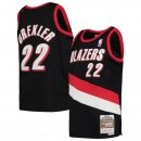 Portland Trail Blazers Clyde Drexler Mitchell & Ness Black 1991-92 Hardwood Classics Swingman Jersey