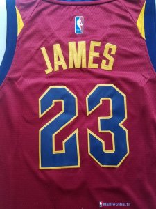 Maillot NBA Pas Cher Cleveland Cavaliers Junior LeBron James 23 Rouge 2017/18