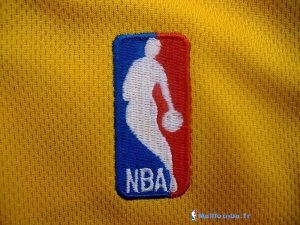 Pantalon NBA Pas Cher Los Angeles Lakers Jaune 01