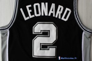 Maillot NBA Pas Cher San Antonio Spurs Kawhi Leonard 2 Noir