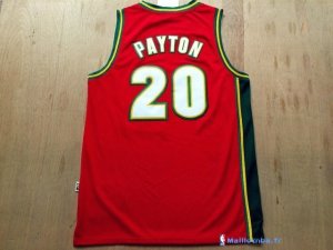 Maillot NBA Pas Cher Seattle Supersonics Gary Payton 20 Retro Rouge