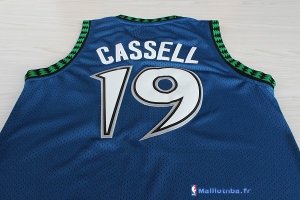 Maillot NBA Pas Cher Minnesota Timberwolves Sam Cassell 19 Retro Bleu