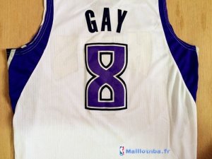 Maillot NBA Pas Cher Sacramento Kings Rudy Gay 8 Blanc